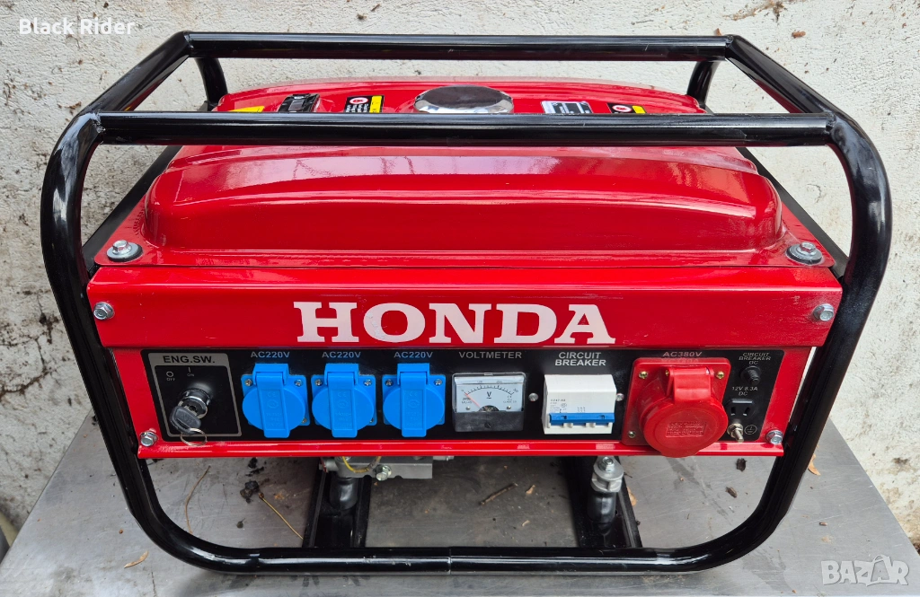 Генератор за ток HONDA 6.5kW AVR 4T 17,5 Hp, снимка 1