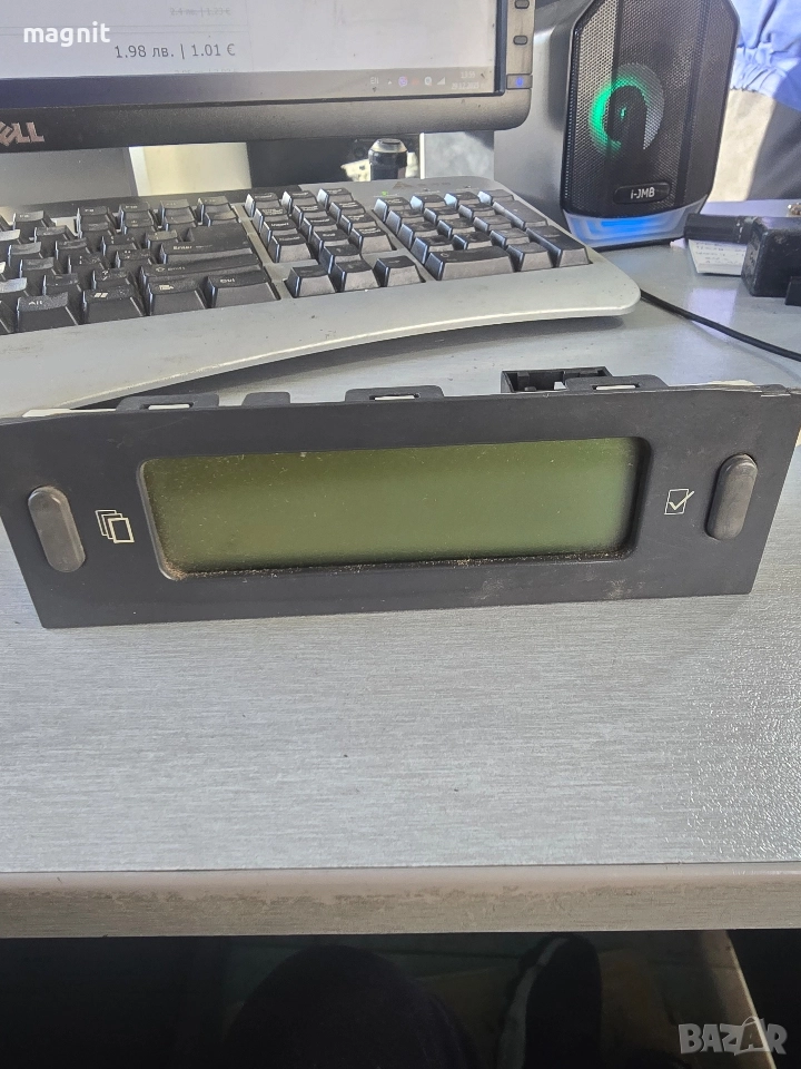 Дисплей фиат улис,пежо 807,ситроен ц8 21667202-3 b , 9644422477 E02 ,citroen c8, снимка 1