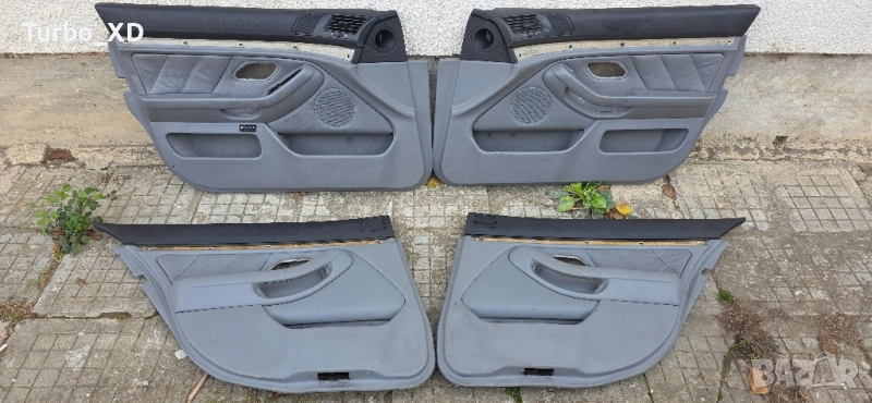 Продавам сиви кожени кори за вратите за BMW E39, снимка 1