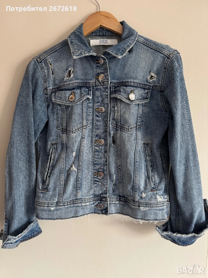Дънково яке на Zara, снимка 1