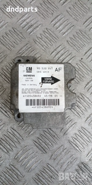 Airbag модул Opel Astra G 1998г. 90520841 1923594 5WK4168 , снимка 1