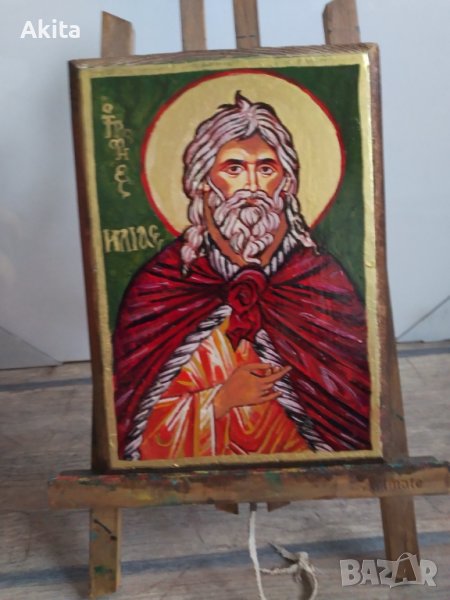 Икона на св.Пророк Илия, снимка 1