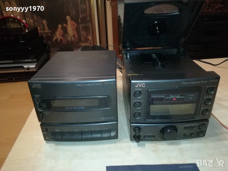 JVC REVERSE DECK CD TUNER AMPLIFIER 1808231846LNV, снимка 1