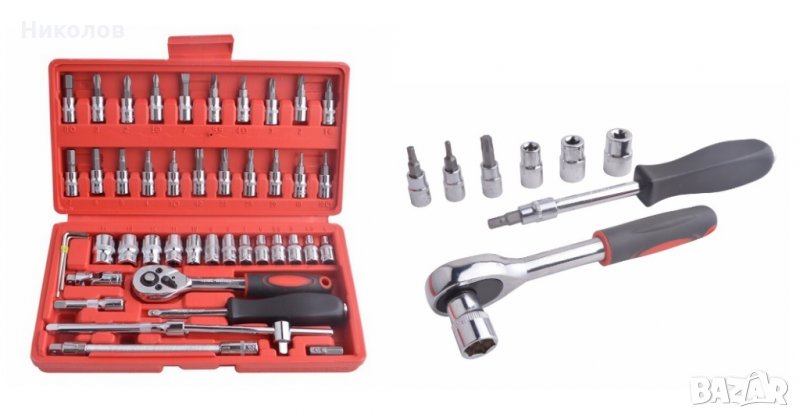 Комплект инструменти 46 части, снимка 1