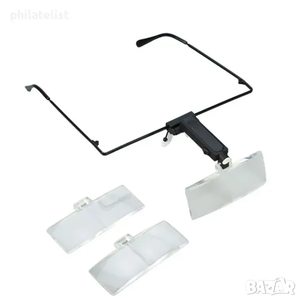 Очила Лупа С LED лампа - 1,5x, 2,5x, 3,5x увеличение, снимка 1