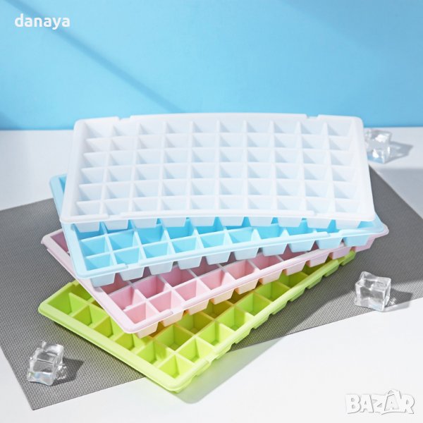 3567 Пластмасова форма за лед с 60 клетки форми за лед мини кубчета, снимка 1