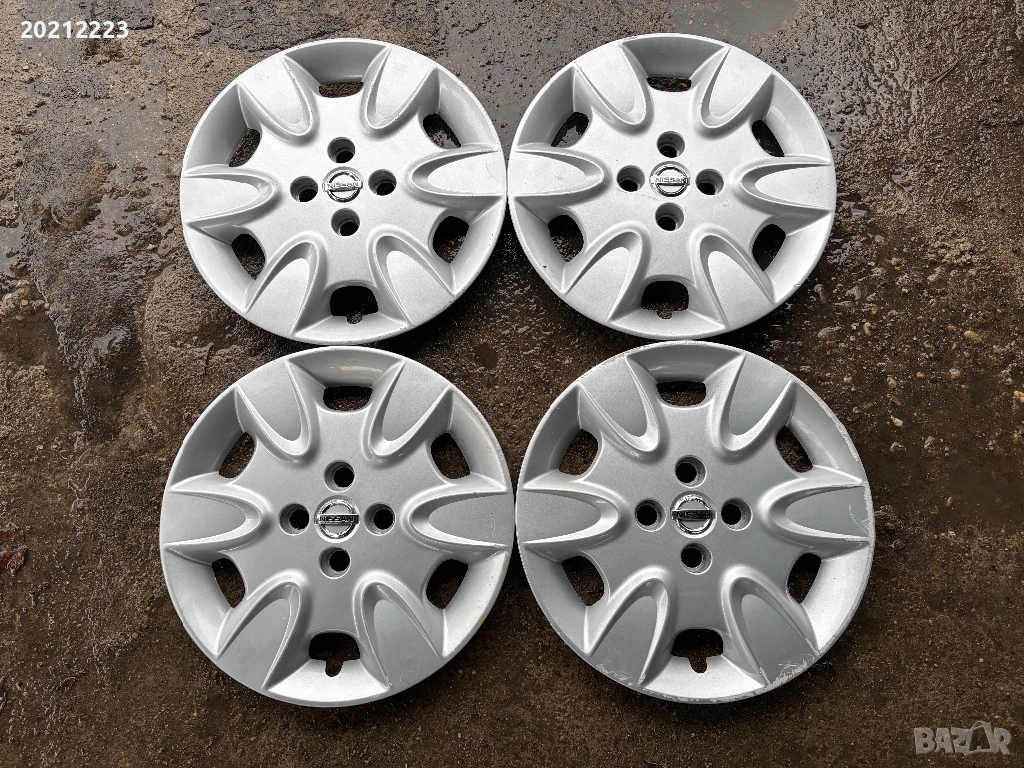 4 броя оригинални тасове за Nissan Micra 15, снимка 1