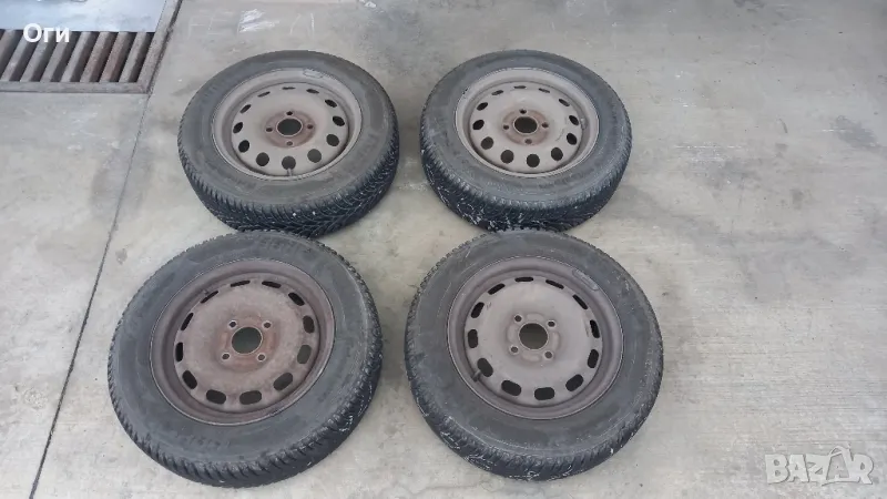 Зимни гуми с джанти от Форд Фиеста 175/65R14, снимка 1