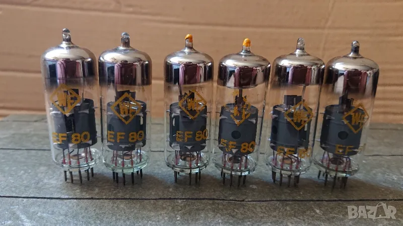 Нови радиолампи WF EF80. Използвани радиолампи WF EF80. , снимка 1