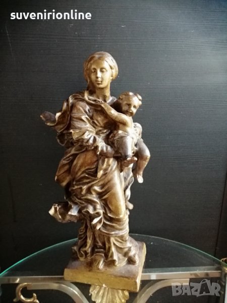 Статуетка Дева Мария и младенеца, снимка 1