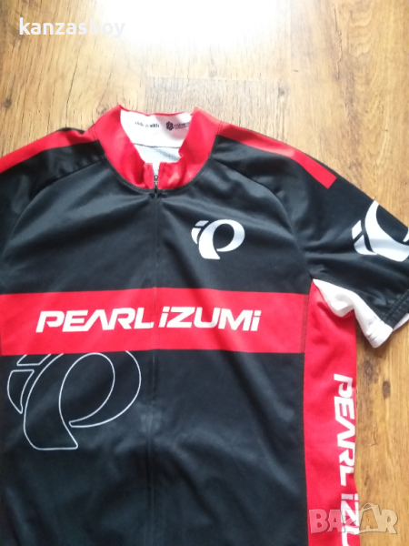 Pearl Izumi  - страхотно мъжко джърси КАТО НОВО Л УМАЛЕНО, снимка 1