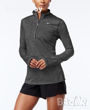 Nike Dri-Fit Element 1/2 Zip Shirt - страхотна дамска блуза КАТО НОВА, снимка 1
