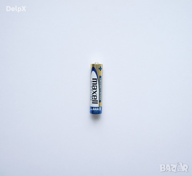 Алкална батерия MAXELL 1,5V AAA (LR03), снимка 1