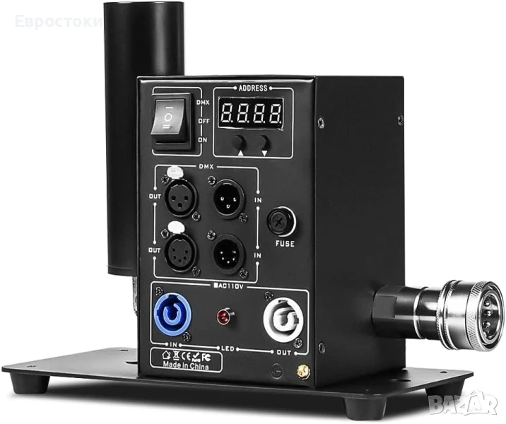 DMX Цифрова CO2 джет машина, машина за дим, професионален CO2 сценичен , снимка 1