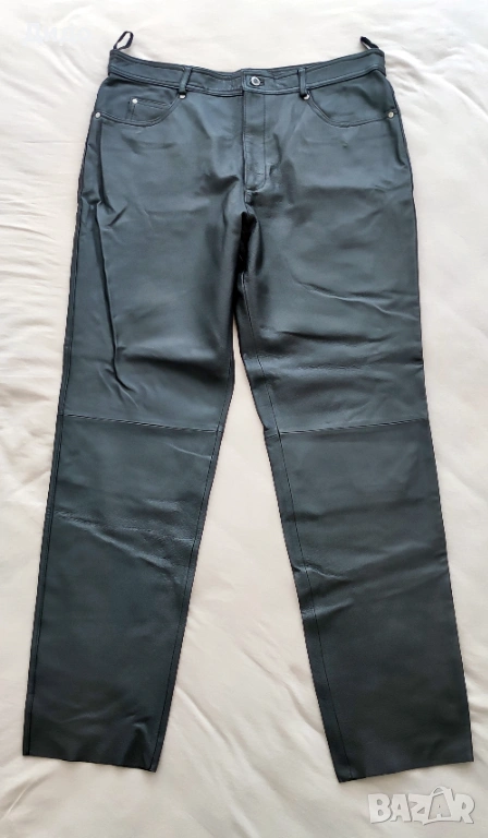 НОВ мъжки кожен панталон от естествена кожа JCC, снимка 1