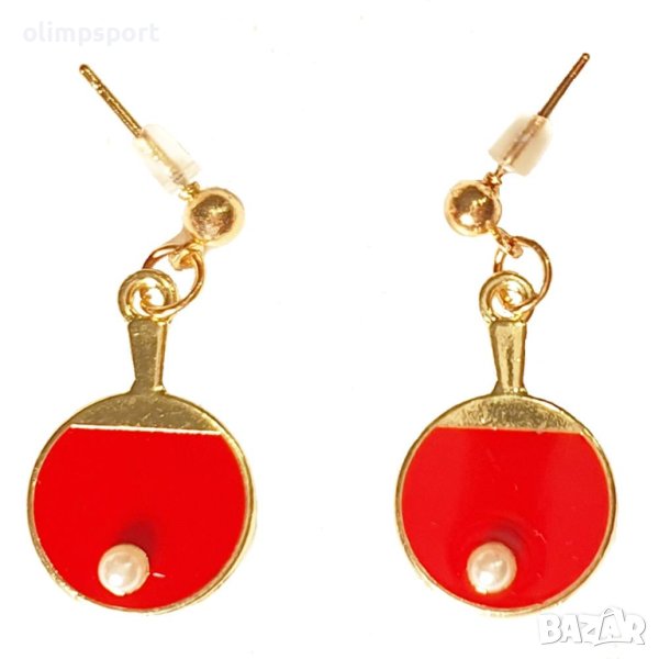 tibhar обеци  нови черно/златно, снимка 1