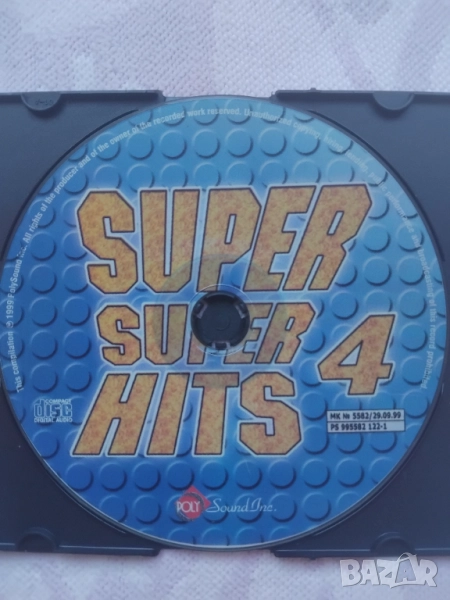 Super Super Hits 4 - оригинален диск компилация Poly Sound, снимка 1