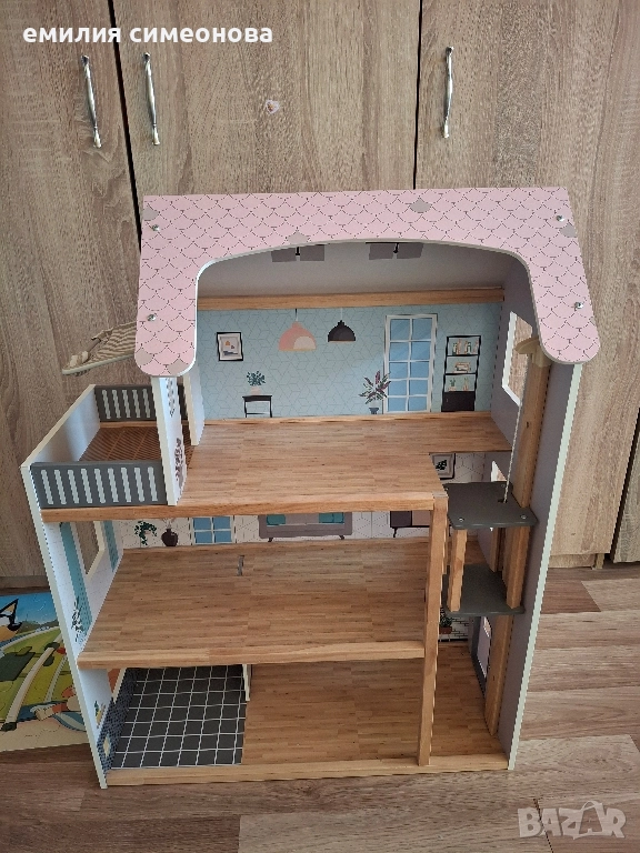 дървена къща за кукли , снимка 1