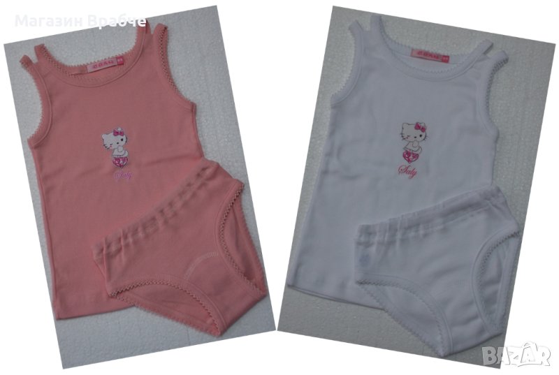 Памучен комплект за момиченце, снимка 1