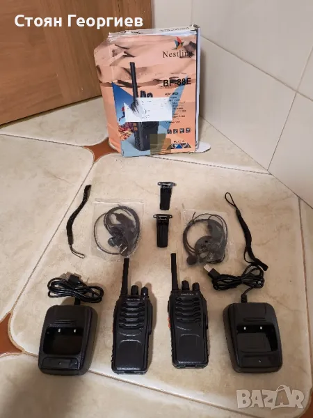 Чисто нови Комплект радиостанции Nestling BF-88E (2 броя), снимка 1