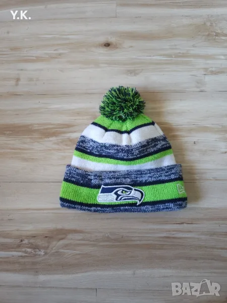 Оригинална зимна шапка New Era x Seattle Seahawks NFL, снимка 1