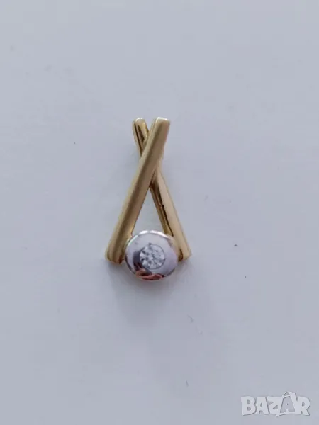 златна висулка 43040-3, снимка 1