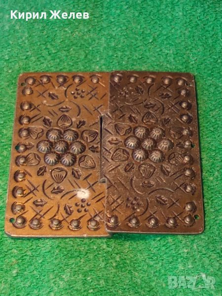 СТАРИ ПАФТИ ТОКА КОВАНИ РЪЧНО ОРНАМЕНТИРАНИ МЕСИНГ ГРАДСКО УКРАШЕНИЕ за НОСИЯ за КОЛАН 3019, снимка 1