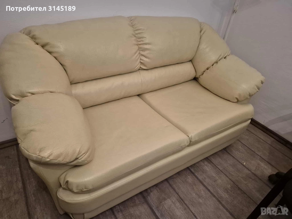 Кожен диван, снимка 1