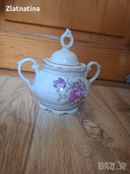 Барокова захарничка с двустранен декор, снимка 1