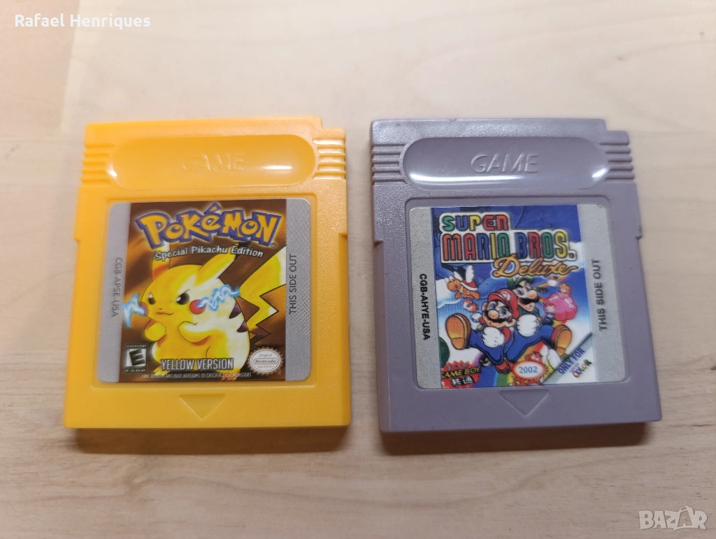 Game Boy - Pokemon Special Pikachu Edition и Super Mario Bros Deluxe репродукции, снимка 1