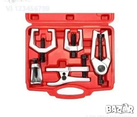 Комплект скоби за демонтаж и монтаж на шарнири и накрайници, 5 броя, снимка 1