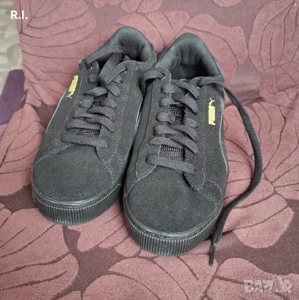 Черни дамски маратонки Puma, снимка 1