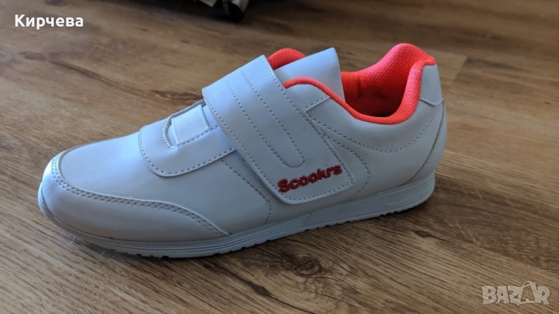 Дамски маратонки с лепка бели (36 номер и 2 бр. 39) и сиви (37 номер), снимка 1