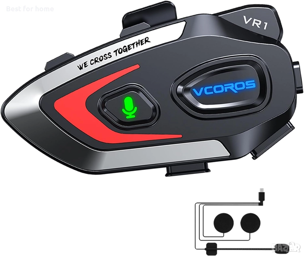 Мотоциклетни слушалки VR1, снимка 1