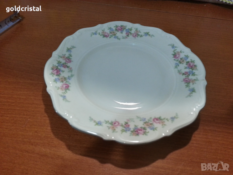 Стар немски порцелан чиния , снимка 1
