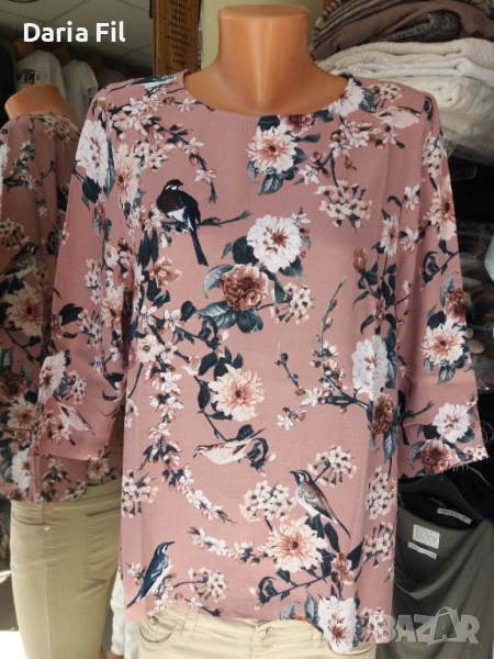 -30% СТРАХОТНА риза/блуза с цип на гърба - 2ХЛ размер , снимка 1