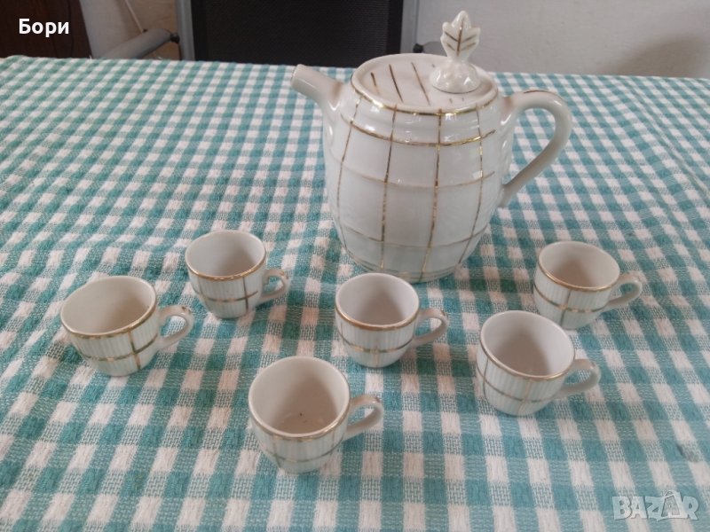 Порцеланов к-т за ракия, снимка 1