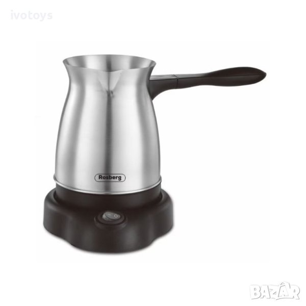 Електрическо джезве Rosberg R51165AS, 600W, 500мл., Инокс, снимка 1