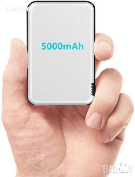 Power Bank 5000mAh делукс алуминиева обвивка, ултра тънък дизайн, снимка 1