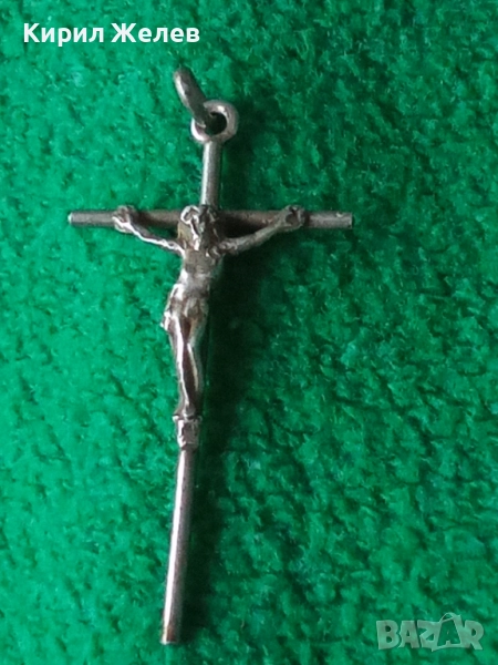 Старо сребърно кръстче 17282, снимка 1