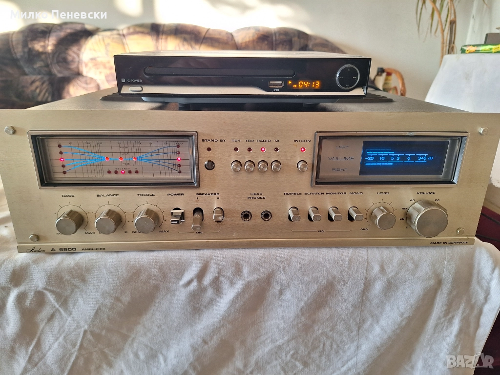 AUDION A6800 HI FI VINTAGE STEREO AMPLIFIER.FOR WEST GERMANY  BAY MARANTZ. YAHRE-1977., снимка 1