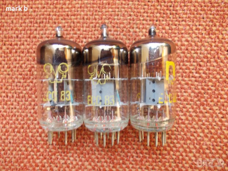 Радиолампи ECC83 RFT, снимка 1