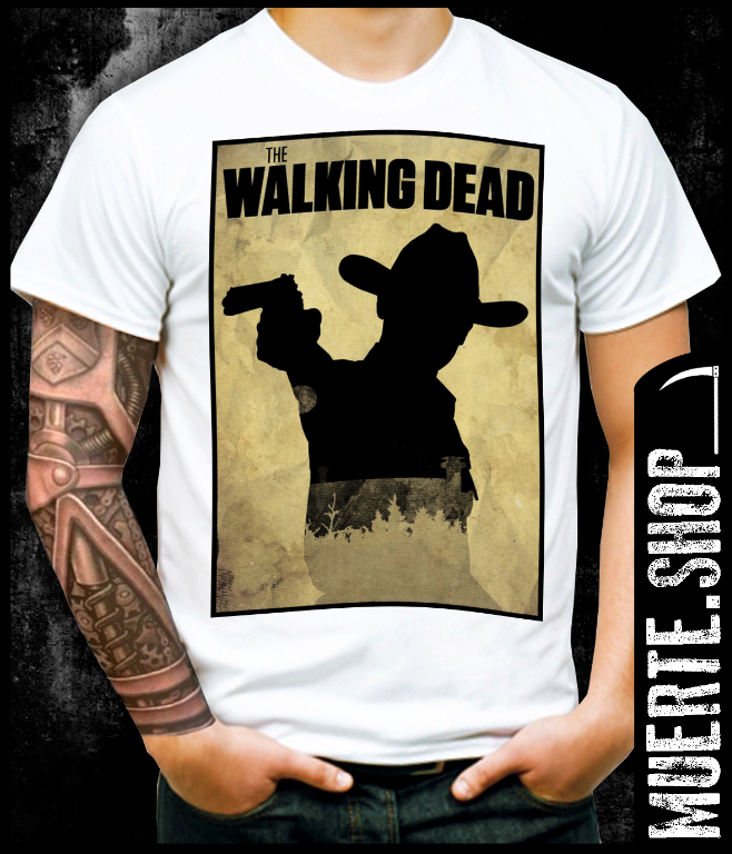Тениска с щампа THE WALKING DEAD POSTER в Тениски в гр. Пловдив -  ID36149108 — Bazar.bg