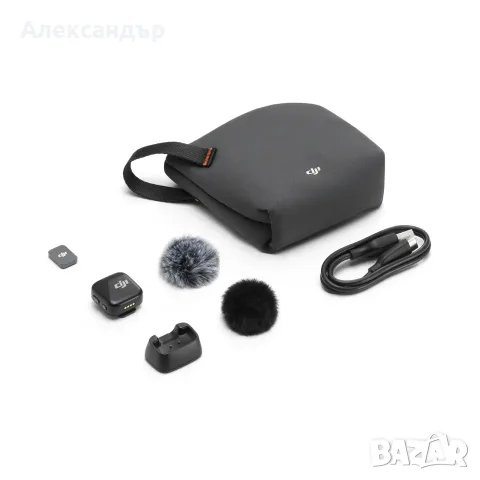 DJI Mic Mini (Infinity Black) + Charging Dock - Нов! , снимка 5 - Микрофони - 56060285
