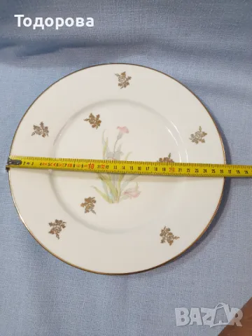 Голяма порцеланов чиния-поднос-Limoges, снимка 3 - Сервизи - 47311674