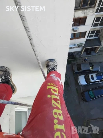 Топлоизолация от алпинисти скеле ремонт на фуги и фасади алпинист, снимка 5 - Ремонти на апартаменти - 53622782