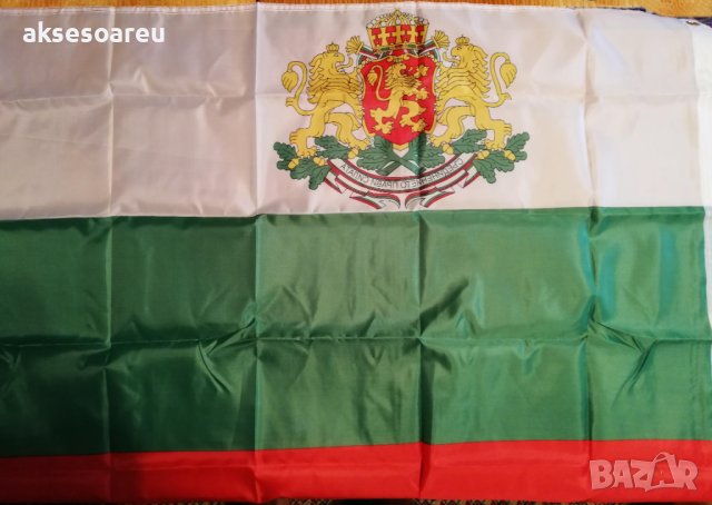 Български знамена българско национално знаме трибагреник флаг шито от полиестерна коприна подарък но, снимка 4 - Други стоки за дома - 41384776