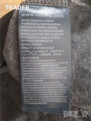  блуза фланелка тениска TOMMY  HILFIGER JEANS с къс ръкав, снимка 8 - Тениски - 32149865