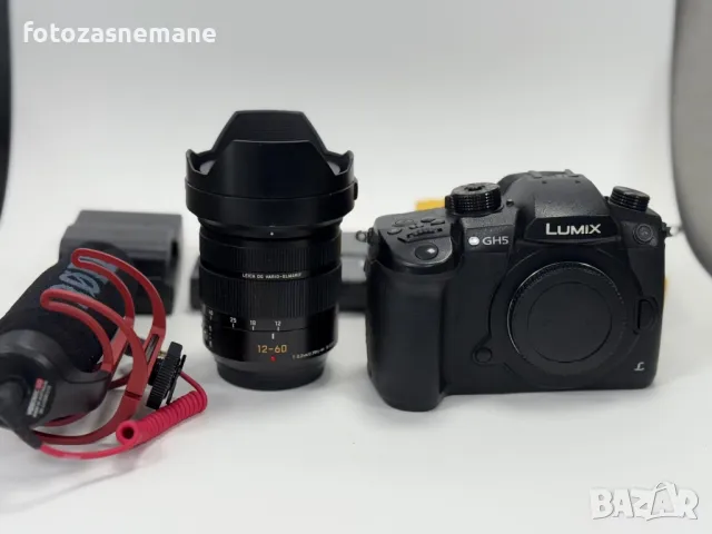 Фотоапарат Panasonik GH5 + обектив Panasonic Leica DG 12-60mm f 2.8-4, снимка 7 - Фотоапарати - 49387235