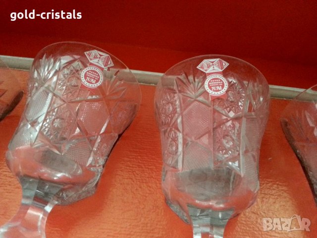 Кристални чаши , снимка 2 - Антикварни и старинни предмети - 34486808